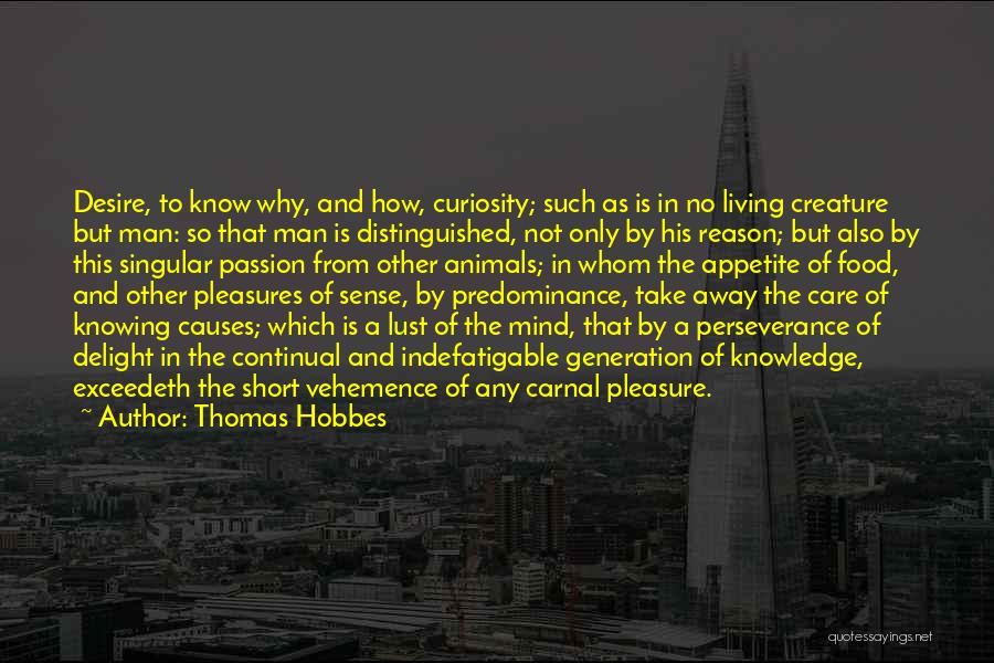 Short Food Quotes By Thomas Hobbes