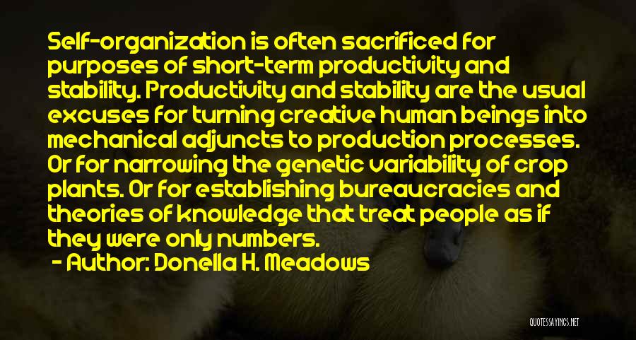 Short Genetic Quotes By Donella H. Meadows