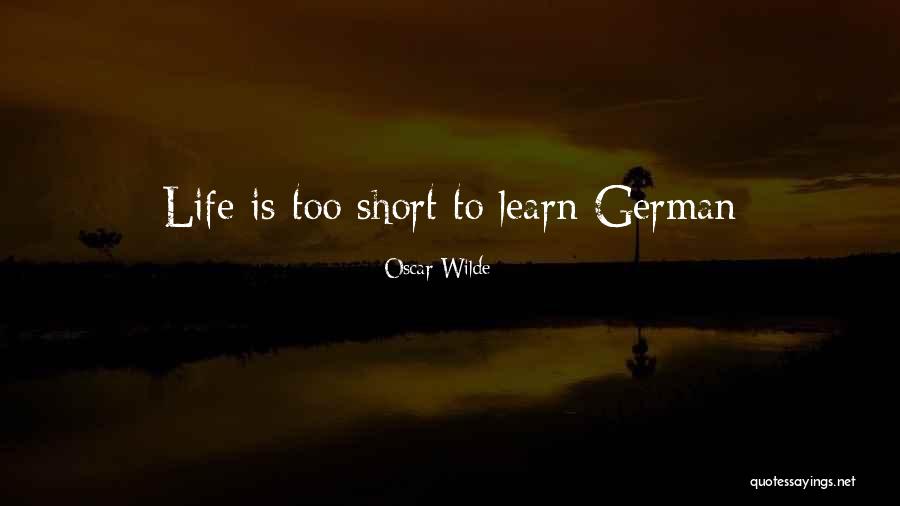 Short German Quotes By Oscar Wilde Short German Quotes By Oscar Wilde