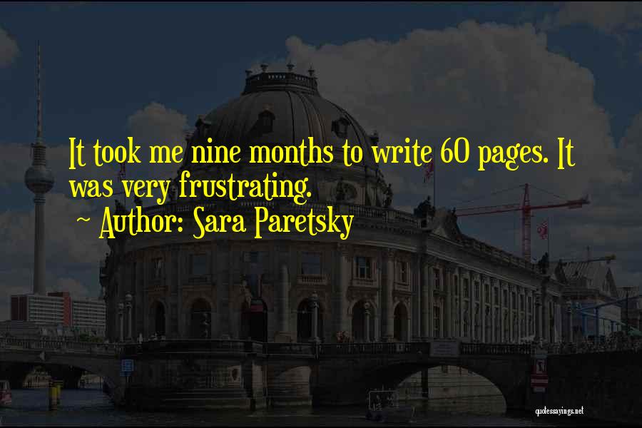 Short Girl And Tall Boy Quotes By Sara Paretsky