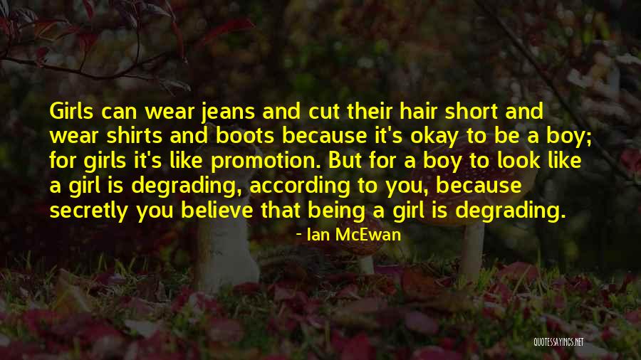 Short Girls Quotes By Ian McEwan Short Girls Quotes By Ian McEwan