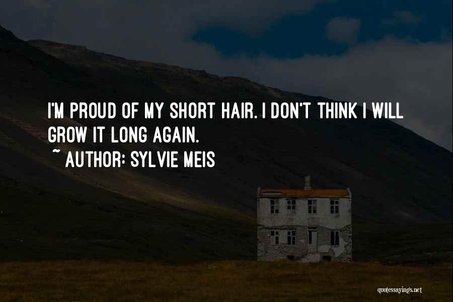 Short Hair Quotes By Sylvie Meis