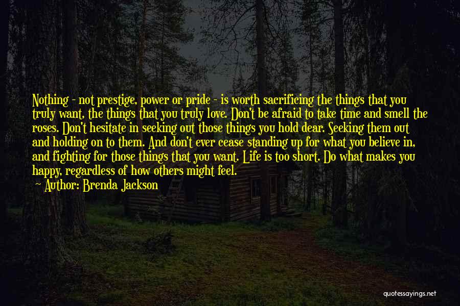 Short Happy Life Quotes By Brenda Jackson