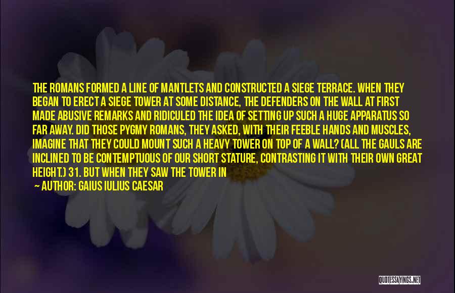 Short Height Quotes By Gaius Iulius Caesar