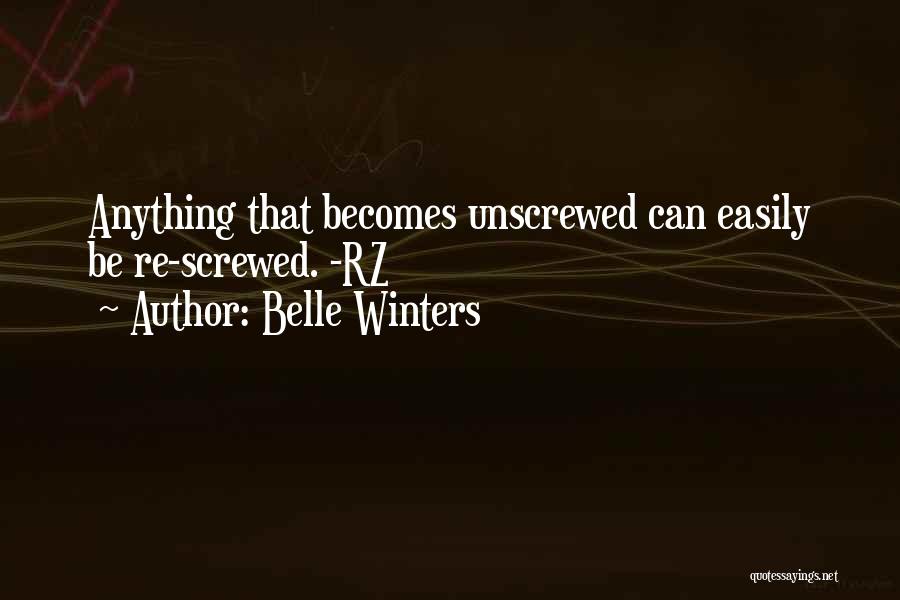Short Hermetic Quotes By Belle Winters