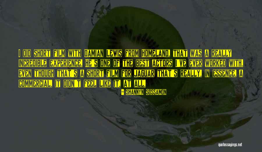 Short Homeland Quotes By Shannyn Sossamon Short Homeland Quotes By Shannyn Sossamon