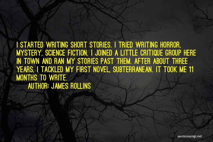 Short Horror Quotes By James Rollins