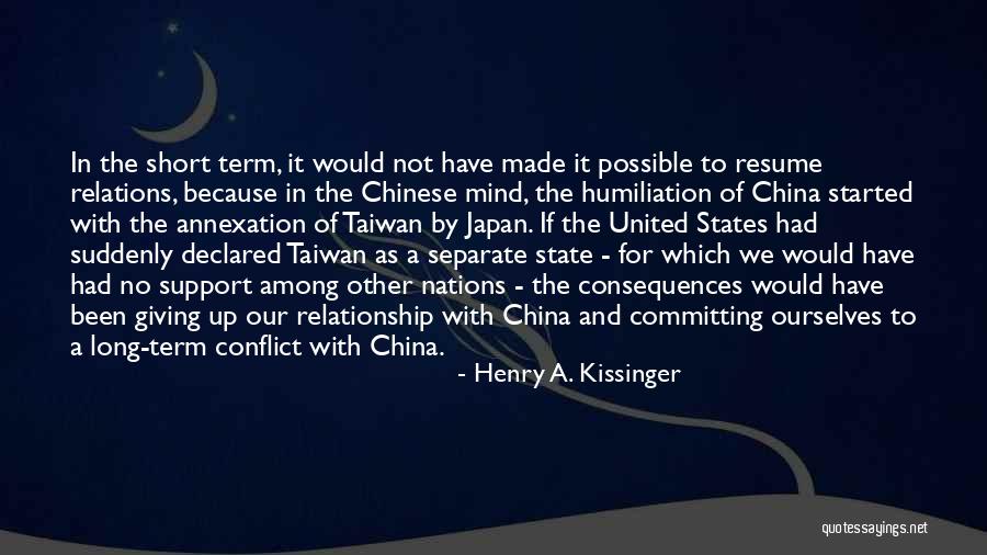 Short Humiliation Quotes By Henry A. Kissinger Short Humiliation Quotes By Henry A. Kissinger