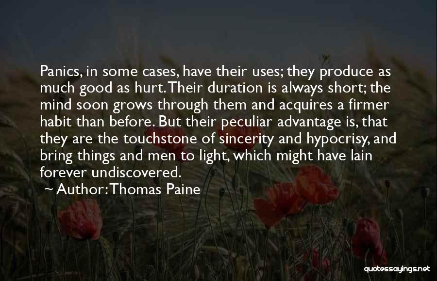 Short Hurt Quotes By Thomas Paine