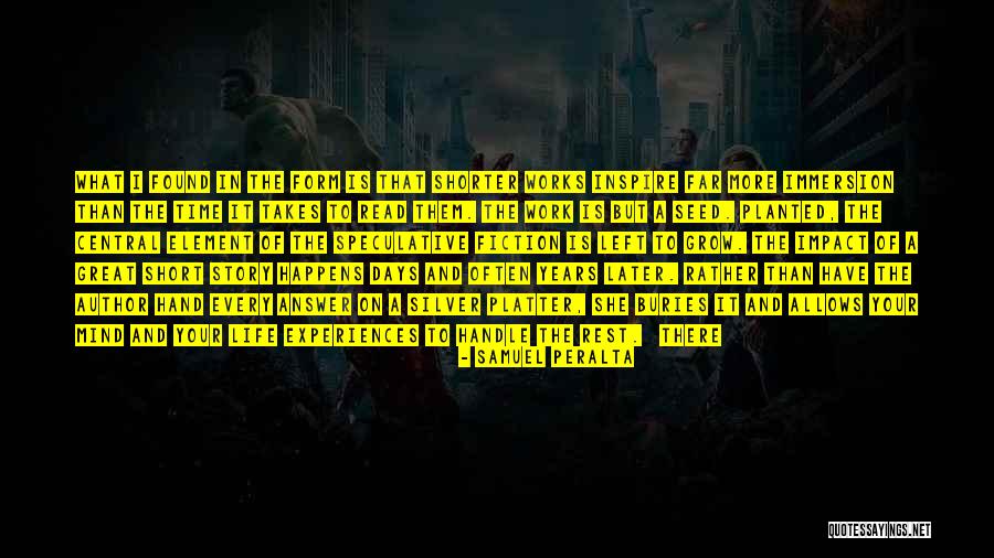Short Inspire Quotes By Samuel Peralta Short Inspire Quotes By Samuel Peralta