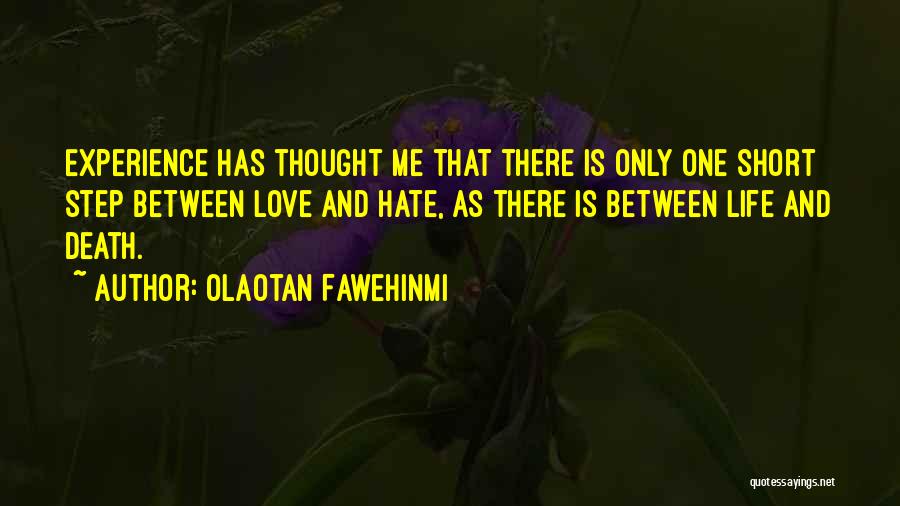 Short Life And Death Quotes By Olaotan Fawehinmi