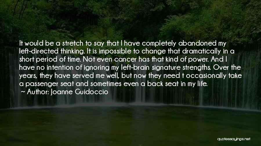 Short Life Change Quotes By Joanne Guidoccio