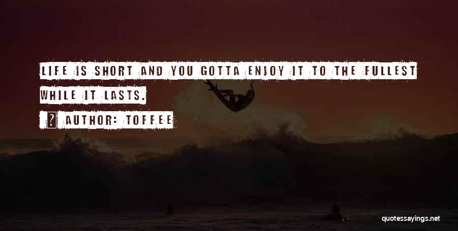 Short Life Lessons Quotes By Toffee