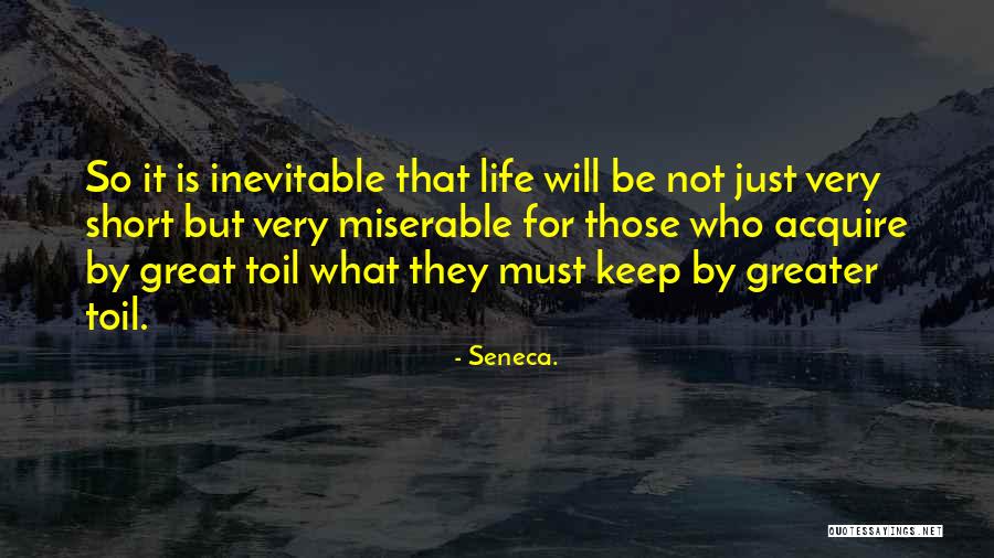 Short Life Quotes By Seneca.