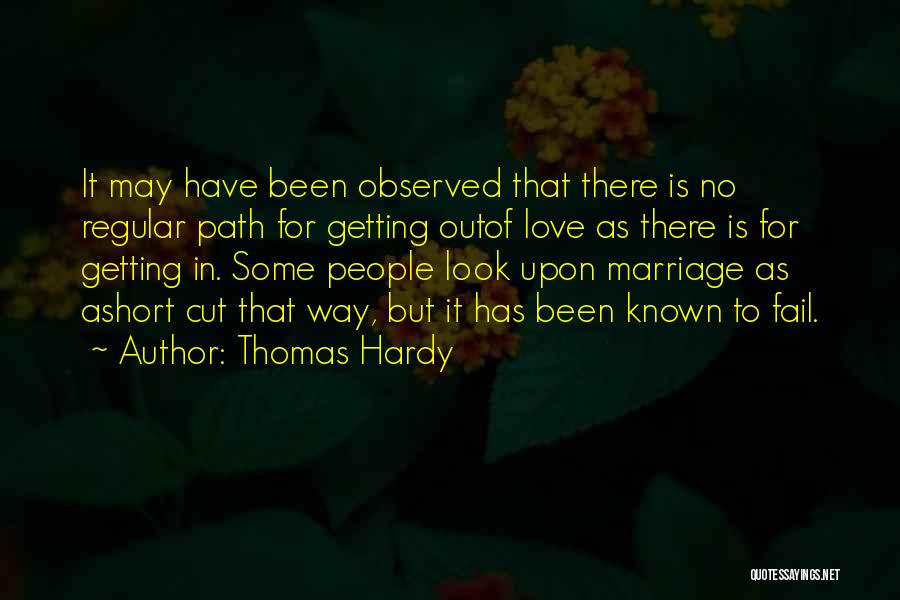 Short Love Fail Quotes By Thomas Hardy