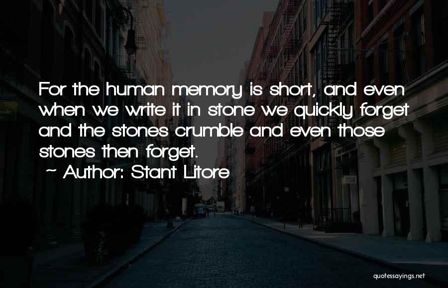 Short Memory Quotes By Stant Litore