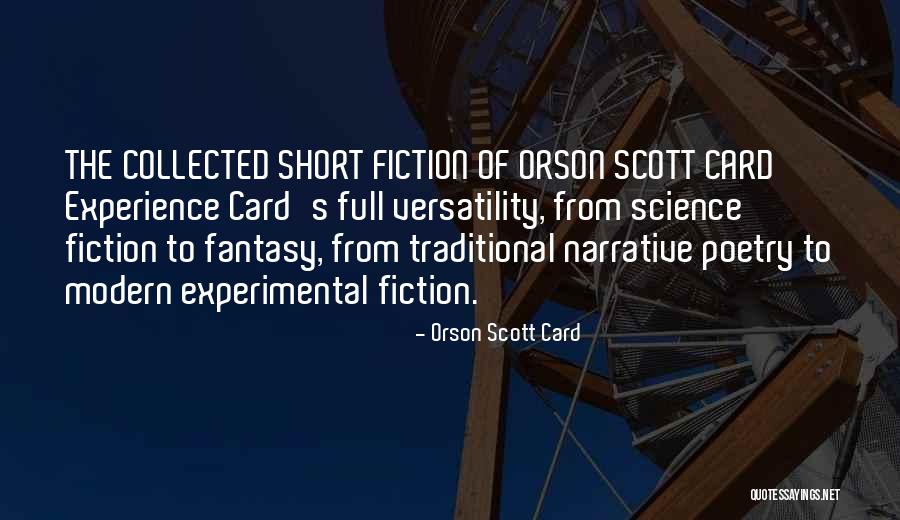 Short Modern Quotes By Orson Scott Card Short Modern Quotes By Orson Scott Card