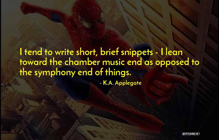 Short Music Quotes By K.A. Applegate Short Music Quotes By K.A. Applegate
