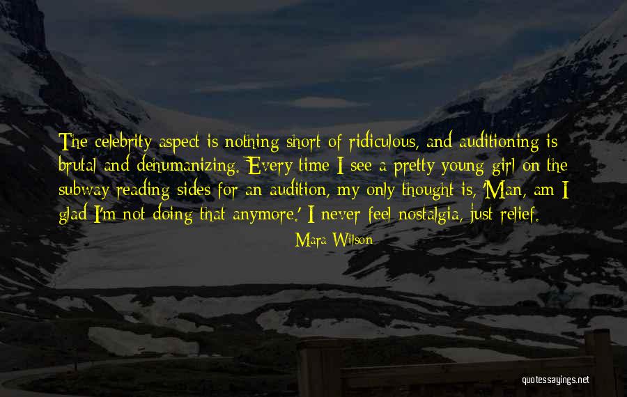 Short Nostalgia Quotes By Mara Wilson Short Nostalgia Quotes By Mara Wilson