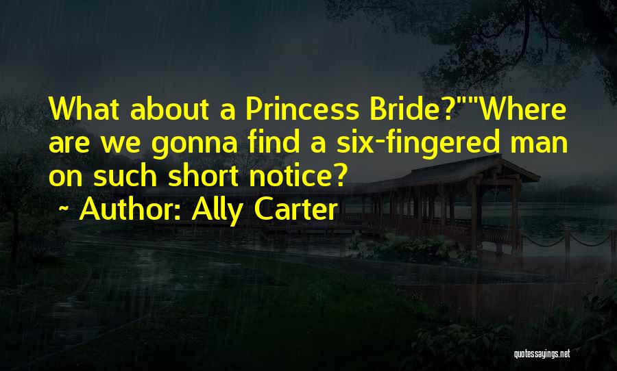 Short Notice Quotes By Ally Carter