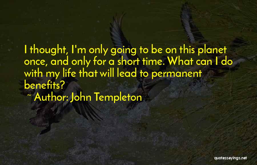 Short On Time Quotes By John Templeton