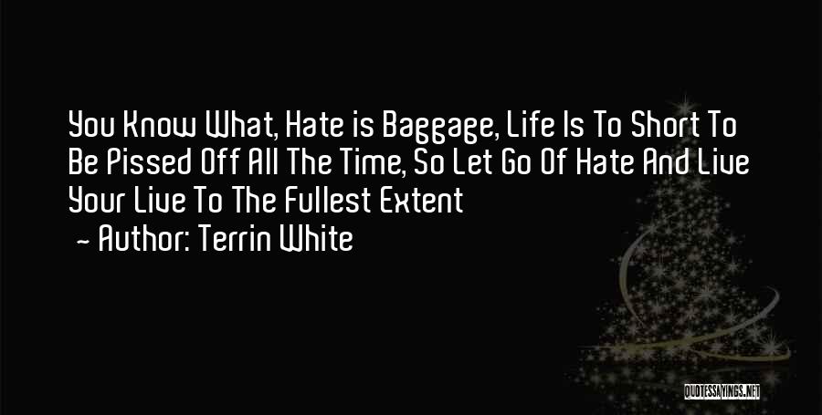 Short Pissed Off Quotes By Terrin White