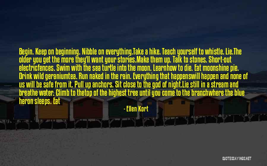 Short Poems Quotes By Ellen Kort