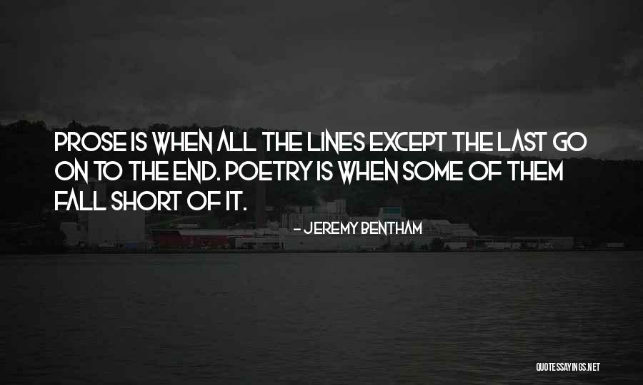 Short Quotes By Jeremy Bentham