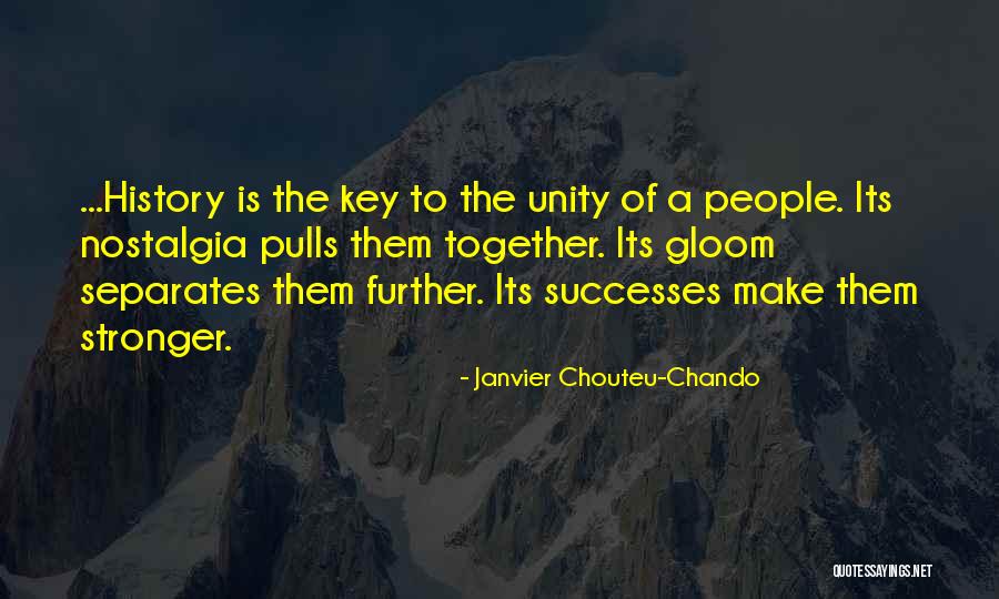 Short Rallying Quotes By Janvier Chouteu-Chando Short Rallying Quotes By Janvier Chouteu-Chando