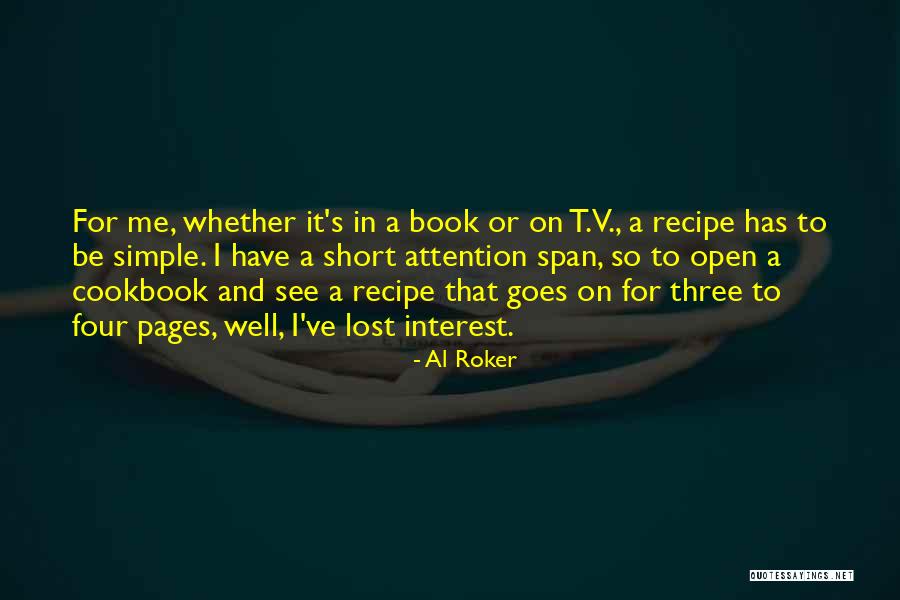 Short Recipe Quotes By Al Roker Short Recipe Quotes By Al Roker