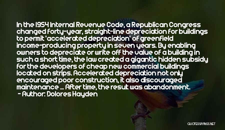 Short Revenue Quotes By Dolores Hayden
