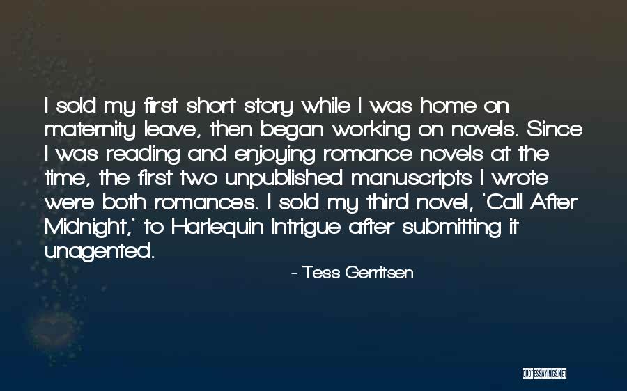 Short Romance Quotes By Tess Gerritsen