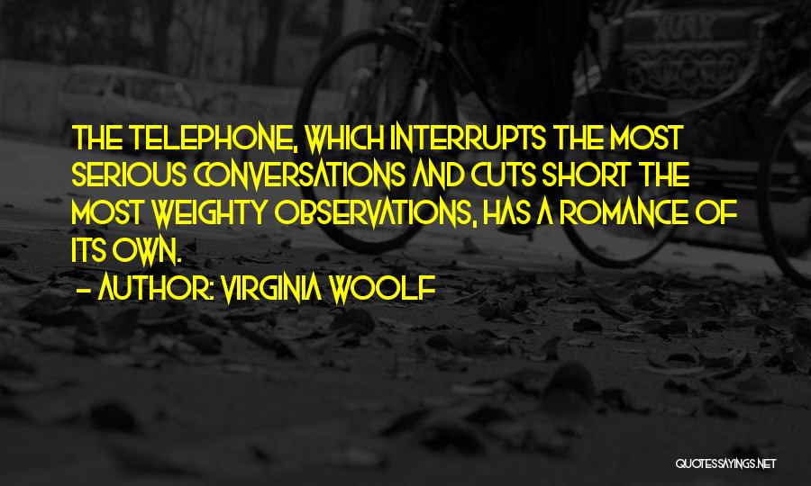 Short Romantic Quotes By Virginia Woolf