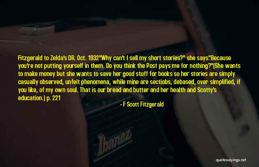 Short Says And Quotes By F Scott Fitzgerald