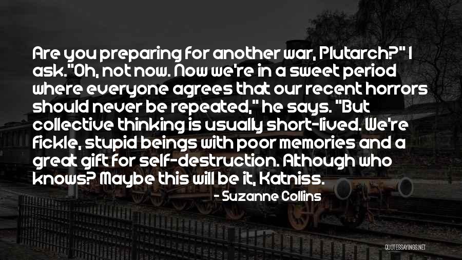 Short Says And Quotes By Suzanne Collins