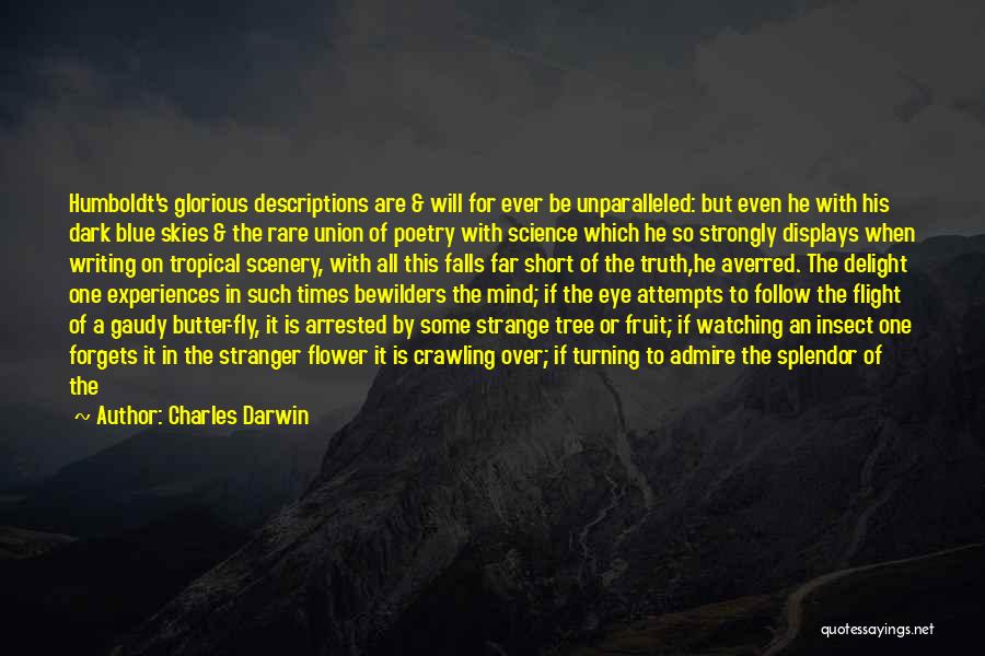 Short Scenery Quotes By Charles Darwin