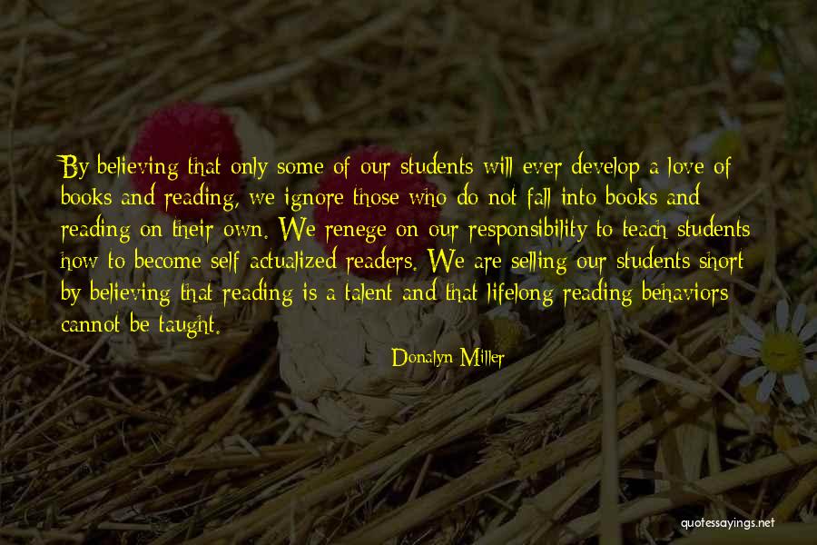 Short Self Love Quotes By Donalyn Miller Short Self Love Quotes By Donalyn Miller