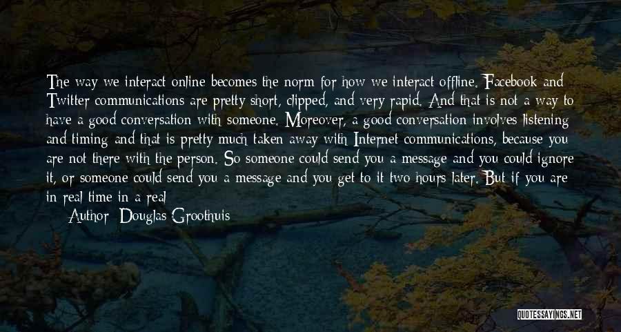 Short Send Off Quotes By Douglas Groothuis