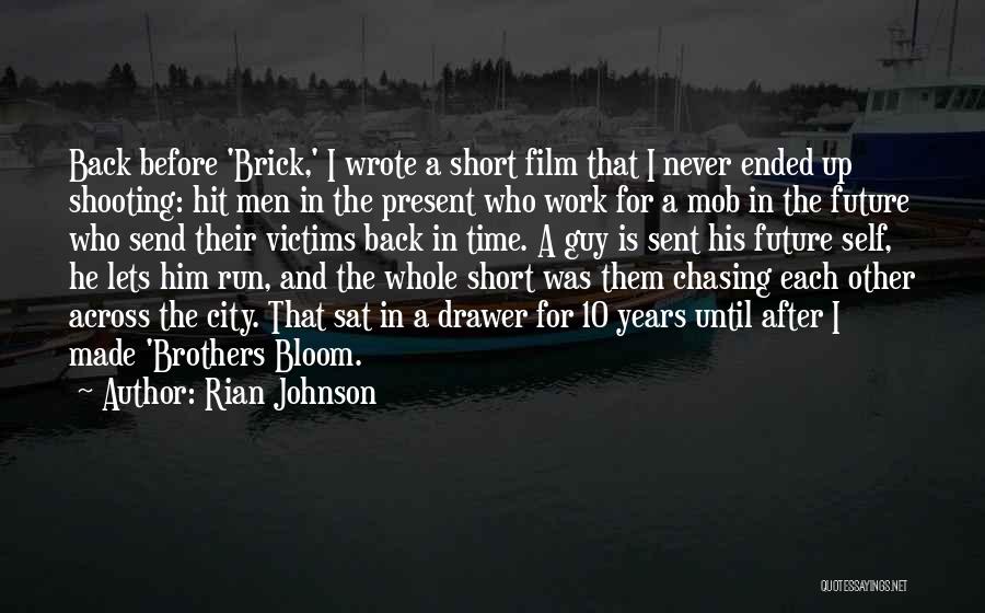 Short Send Off Quotes By Rian Johnson