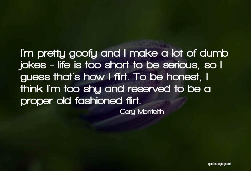 Short Serious Quotes By Cory Monteith Short Serious Quotes By Cory Monteith