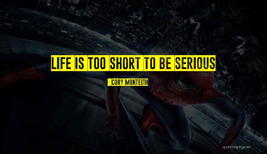 Short Serious Quotes By Cory Monteith Short Serious Quotes By Cory Monteith