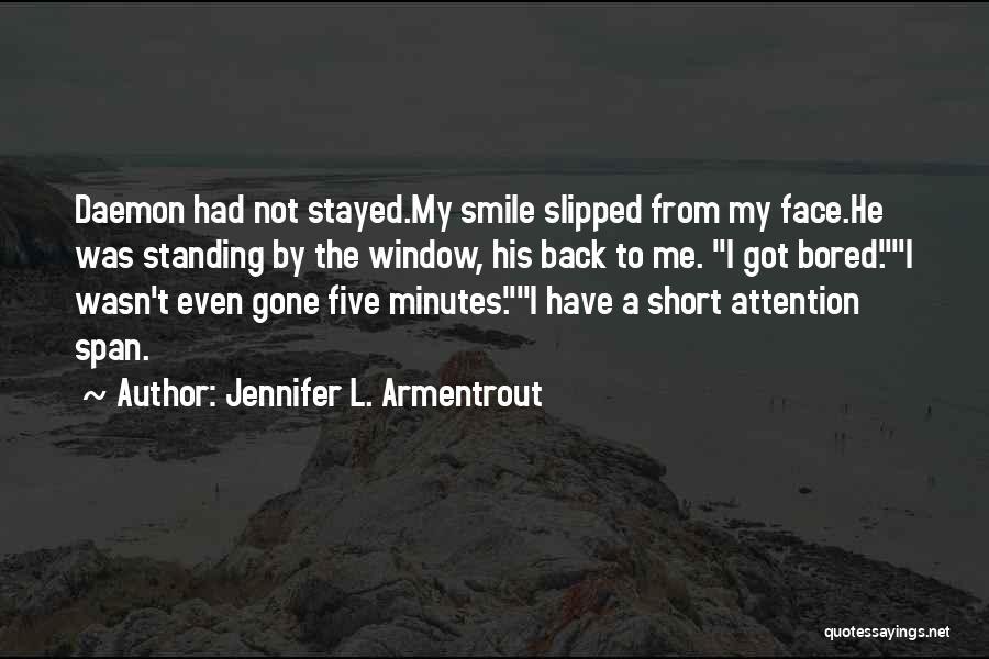 Short Smile Quotes By Jennifer L. Armentrout