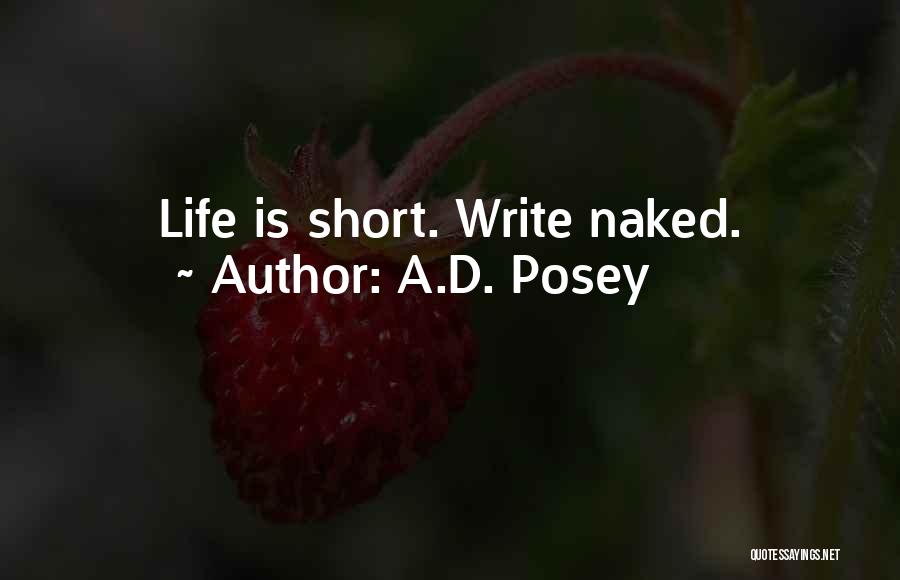 Short Story Inspirational Quotes By A.D. Posey