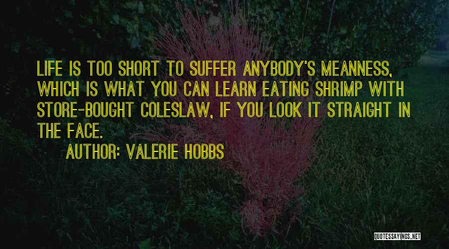 Short Straight Up Quotes By Valerie Hobbs