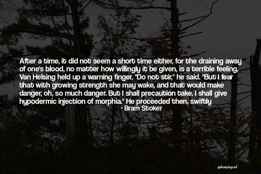 Short Strength Quotes By Bram Stoker