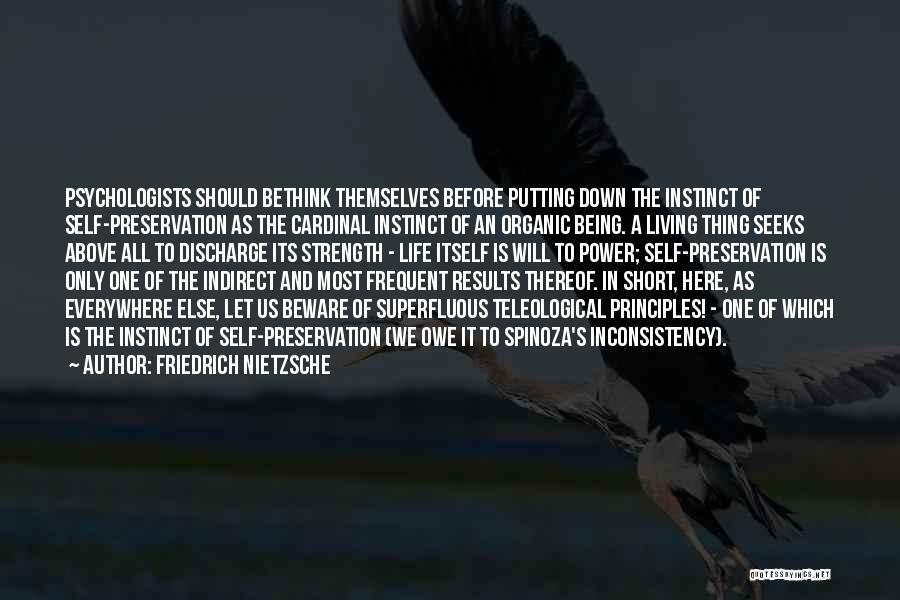 Short Strength Quotes By Friedrich Nietzsche