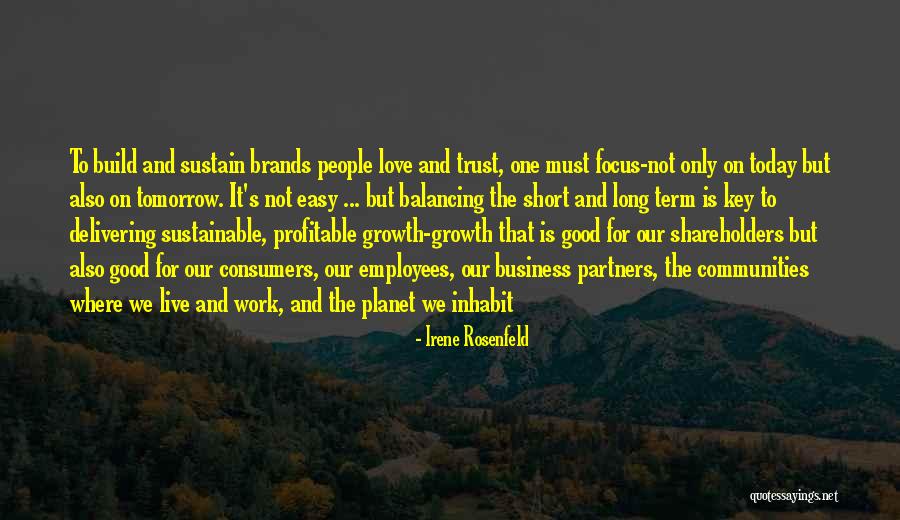 Short Term Long Term Quotes By Irene Rosenfeld Short Term Long Term Quotes By Irene Rosenfeld
