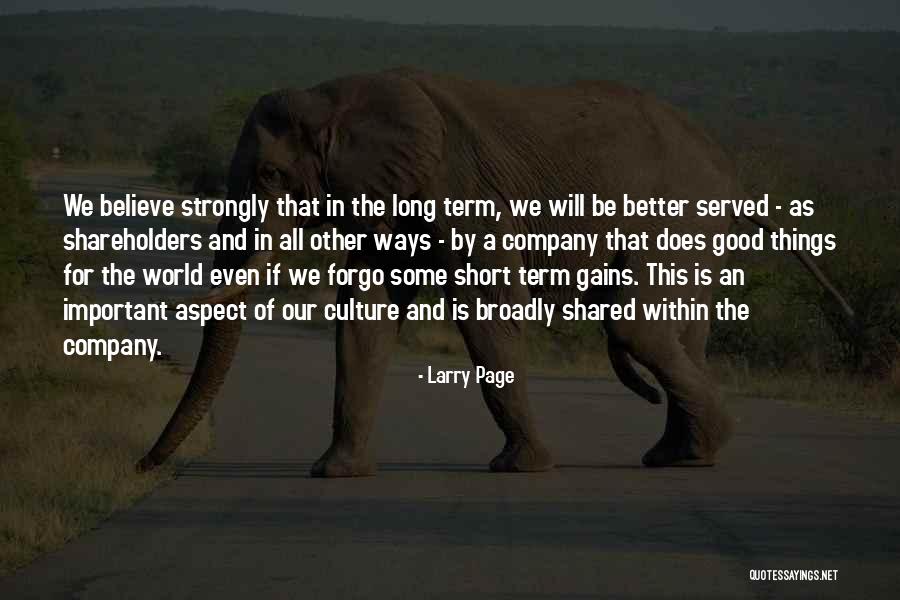Short Term Long Term Quotes By Larry Page Short Term Long Term Quotes By Larry Page