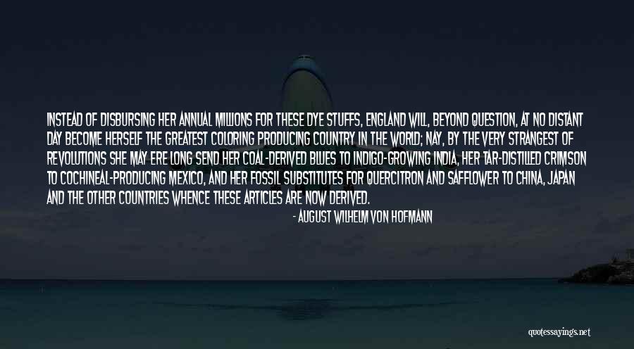 Short Term Pain Quotes By August Wilhelm Von Hofmann Short Term Pain Quotes By August Wilhelm Von Hofmann