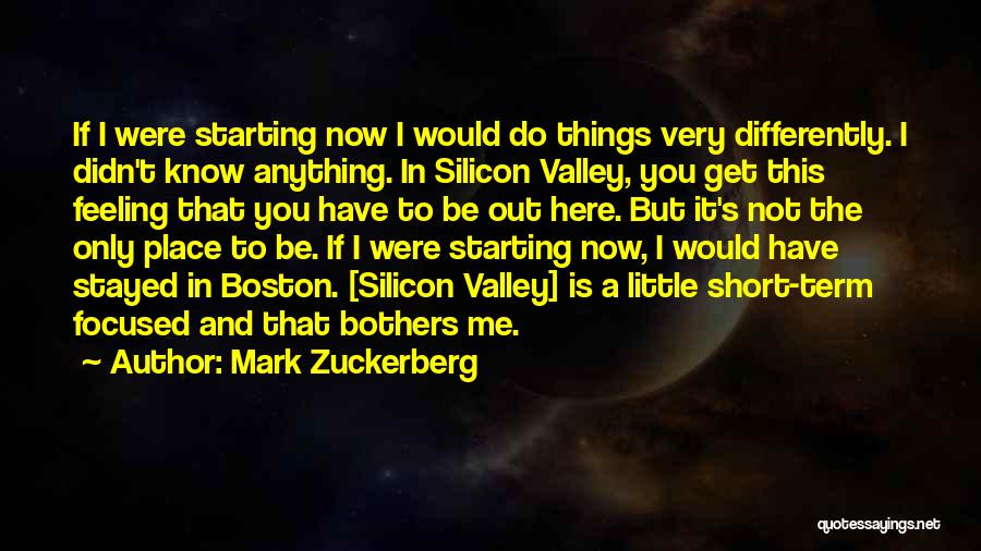 Short Term Quotes By Mark Zuckerberg